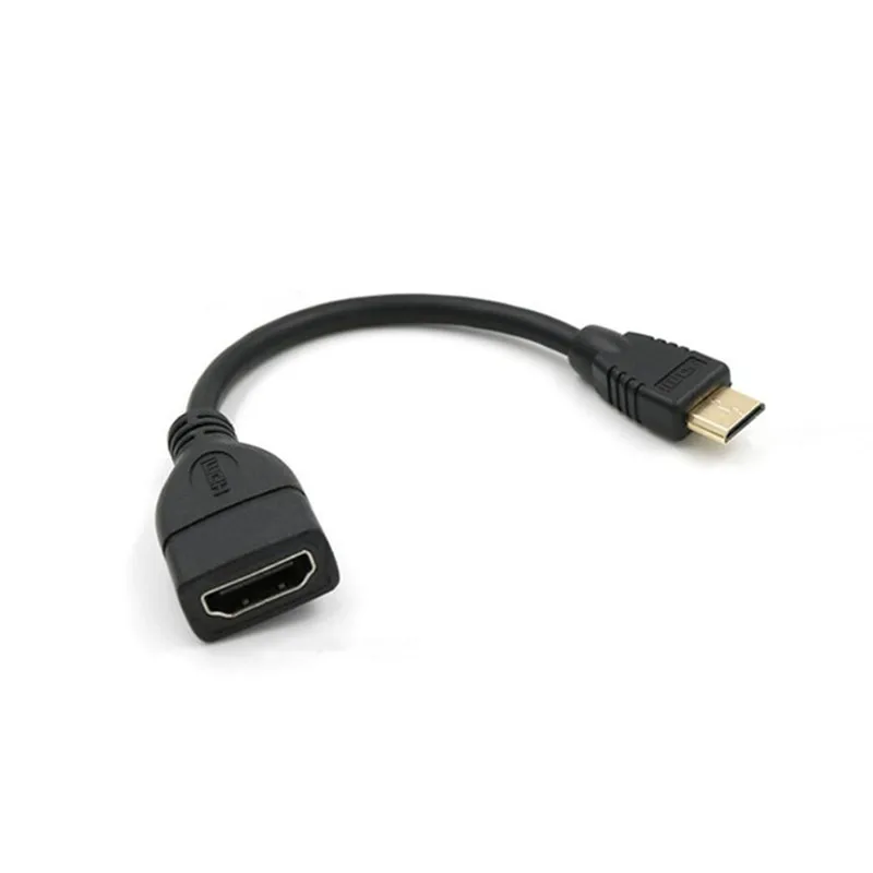 Кабель HDMI MINI гнездовой кабель 90 градусов угловой для камеры планшета HDTV 1080p PS3 Evo HTC