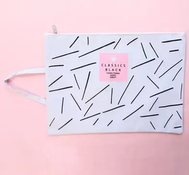 Милый Kawaii Сумка для документов портативный A4 файл держатель мультфильм канцелярские принадлежности школы офиса хранения папка ткань Оксфорд Органайзер - Цвет: J