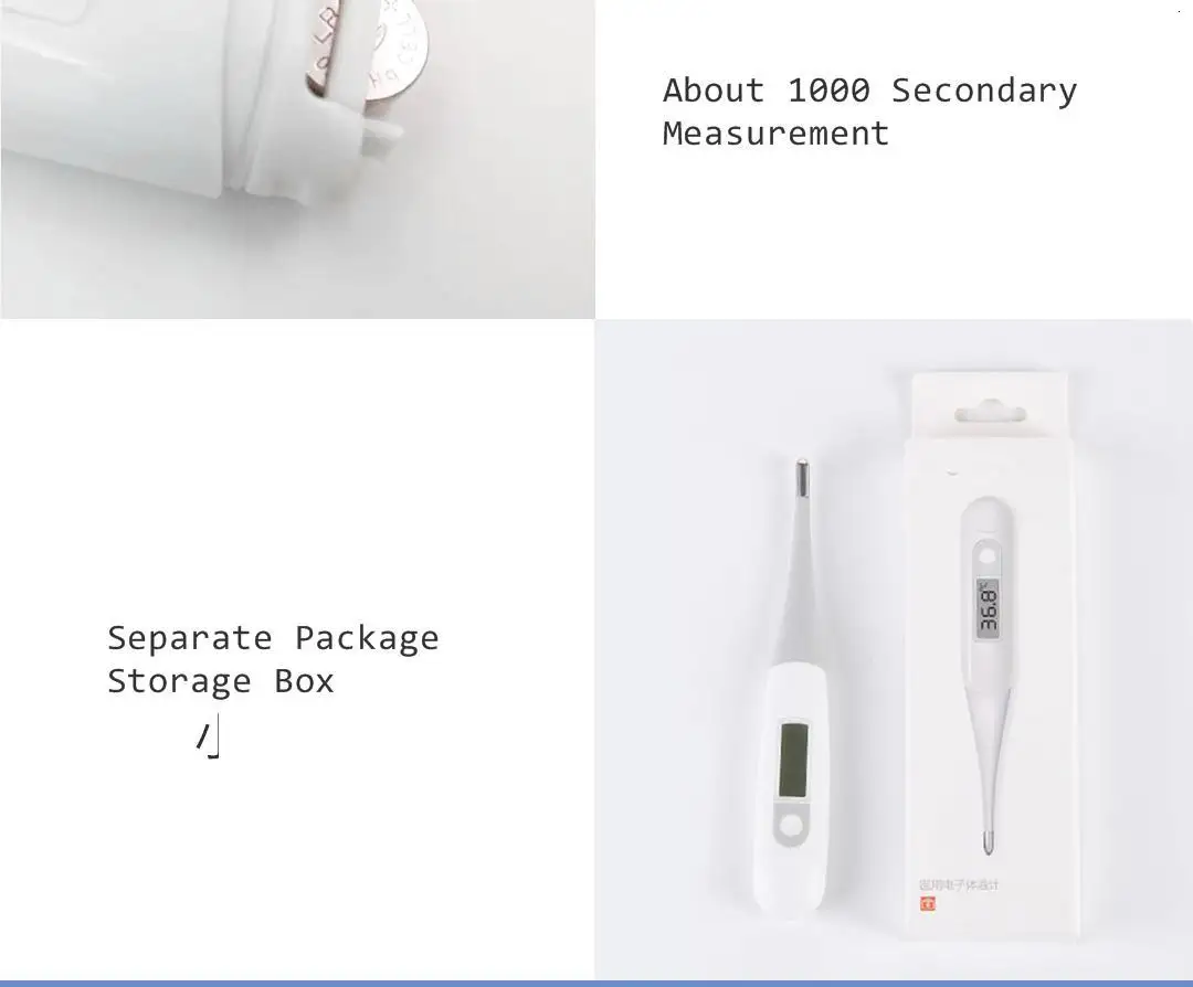 Медицинский электронный термометр Xiaomi Andon, Xiomi, медицинский термометр для детей, для взрослых, с мягкой головкой, для разных мест, для семьи