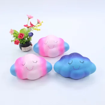 

Kawaii Smiley Colorful Cloud Rainbow Squishy Slow Rising Bread Soft Scented Squeeze Toy Antistress Relief Fun Toys For Children