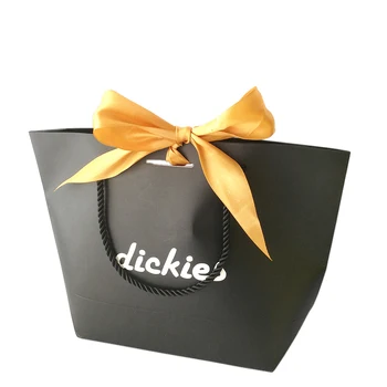 

Halloween Paper Bags for Gift Personalized Logo Candy Packaging Purple Black Yellow Wrapping Supplies Event Party Giveaway Favor