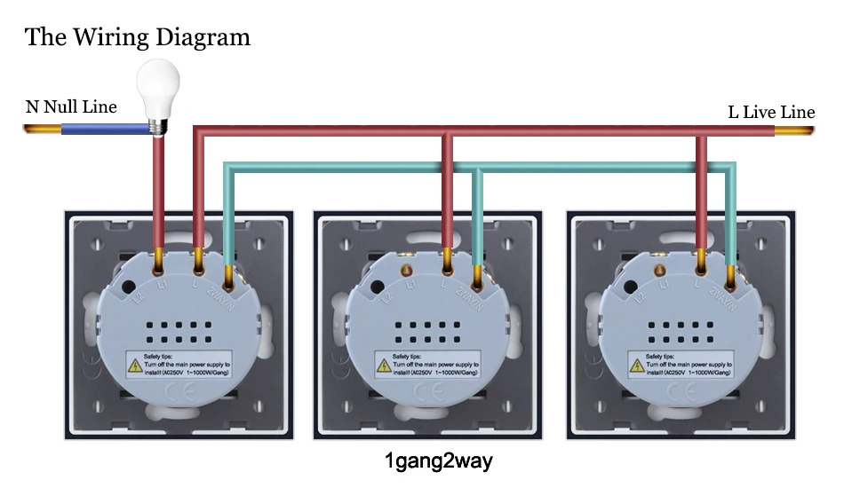 3个双控一路接线图---副本