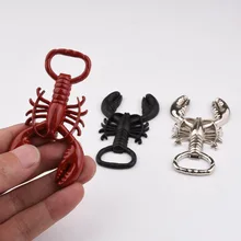 Creative New Style Summer Lobster Bottle Opener Metal Keychains Beer Festival Small Gifts Customizable Logo