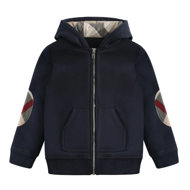 Осенне-зимняя хлопковая стеганая куртка в полоску с капюшоном для мальчиков тонкая Стильная Детская куртка с хлопковой подкладкой - Цвет: 0701