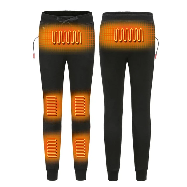  USB Heated Leggings Washable, Elastic Heated Pants for Women  with 5-Stage Temperature Control(No Battery) Black : Clothing, Shoes &  Jewelry