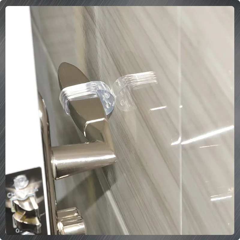 4pcs Door Stopper Wall Protection Handle Anti-Collision Bumper Buffer To Protect Walls and Furniture Door Stop Kitchen Bedroom