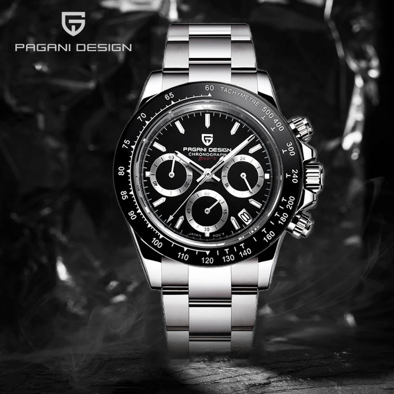 

PAGANI DESIGN Men's Watches Top Brand Luxury Quartz Watch Sport Chronograph male Clock Waterproof 100M Relogio Masculino 2023