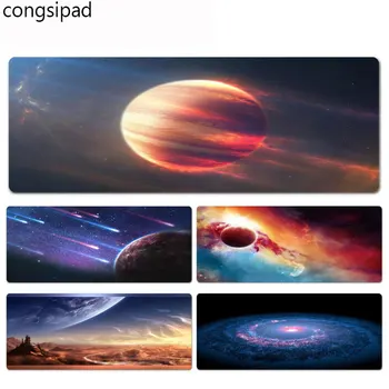 

congsipad Space Fire Planet Large Mouse pad PC Computer mat Size for 30x90x0.2cm Gaming Mousepads