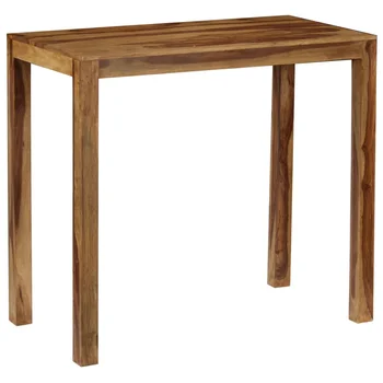 

vidaXL Bar Table Solid Sheesham Wood 118x60x107 cm