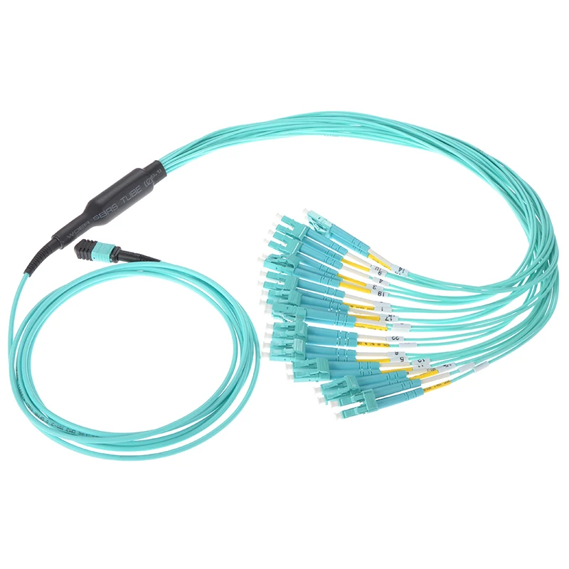 

MPO Female to LC UPC Duplex OM3 Multimode Harness Cable MPO-LC Fiber Optic Patch Cable