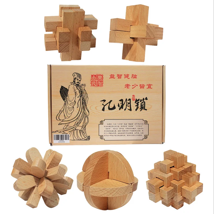 Бук kongming Замок Набор из 5 классических обучающих игрушек kongming замок детские подарки Обучающие деревянные принадлежности игрушки
