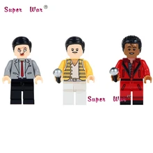 Одиночный Мистер Бин Фредди Меркурий певец Баскетбол Стивен Карри строительные блоки кирпичи игрушки для детей