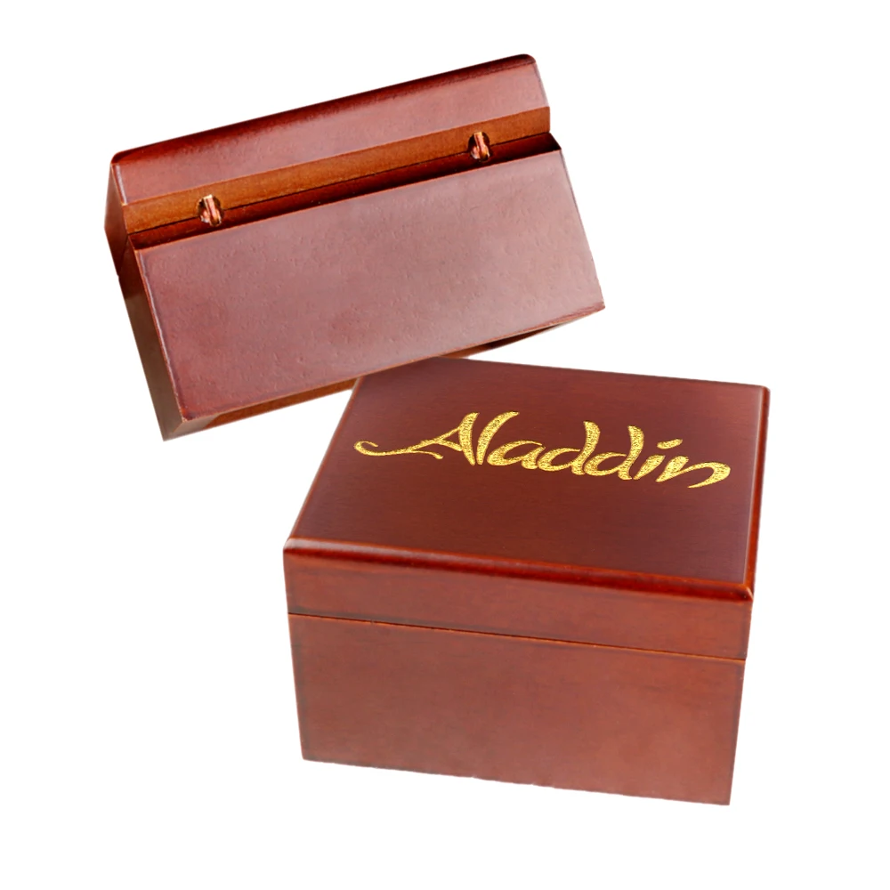 Handmade Wooden ALADDIN Music Box Birthday Gift For Christmas/Birthday/Valentine's day special gifts for lovers, childrens