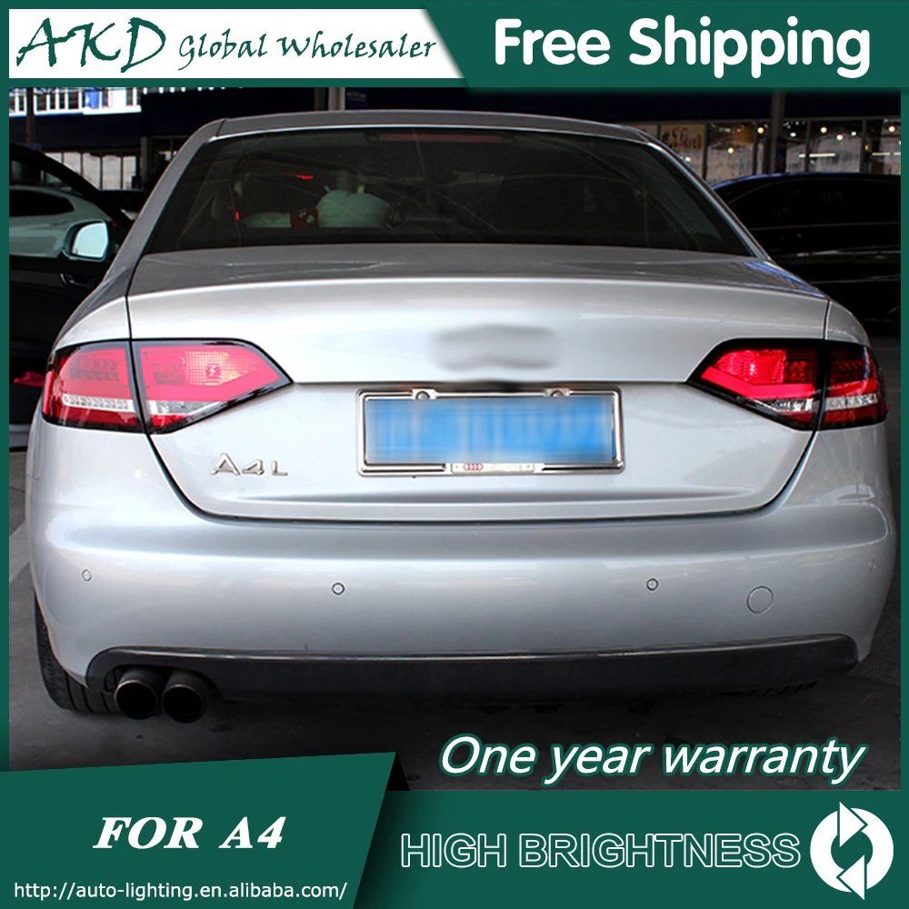 Задний фонарь для автомобиля Audi A4 B8 2009-2012 A4L светодиодная сигнальная лампа Противотуманные фары DRL дневные ходовые огни тюнинг автомобильные аксессуары