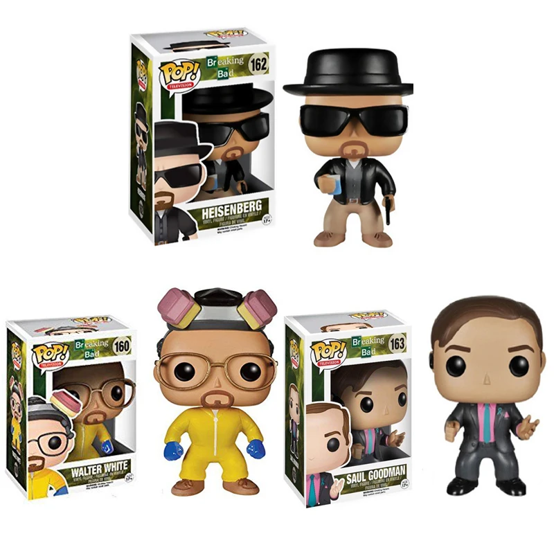 Funko POP HEISENBERG Сол ломает плохой ПВХ фигурка аниме Коллекционная модель детские игрушки для Chlidren рождественские подарки