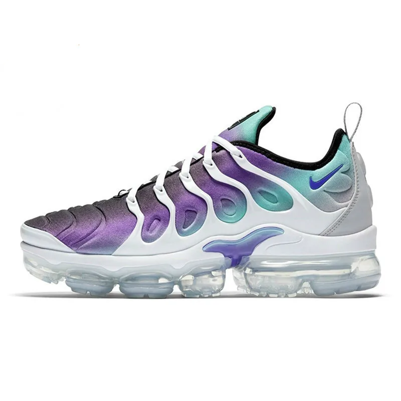 924453-101 Оригинальные подлинные мужские кроссовки Nike Air Vapormax Plus, удобные амортизирующие износостойкие кроссовки градиентного цвета AO4550 - Цвет: 924453-101