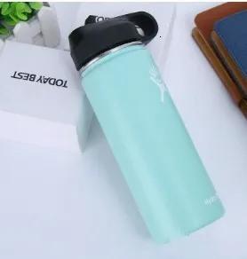 Mint Green Гидро фляжка гидро фляжка 32 унций бутылка 18 унций термос 40 унций Hidro фляжка Hudro Hydo дропшиппинг - Цвет: Mint Green