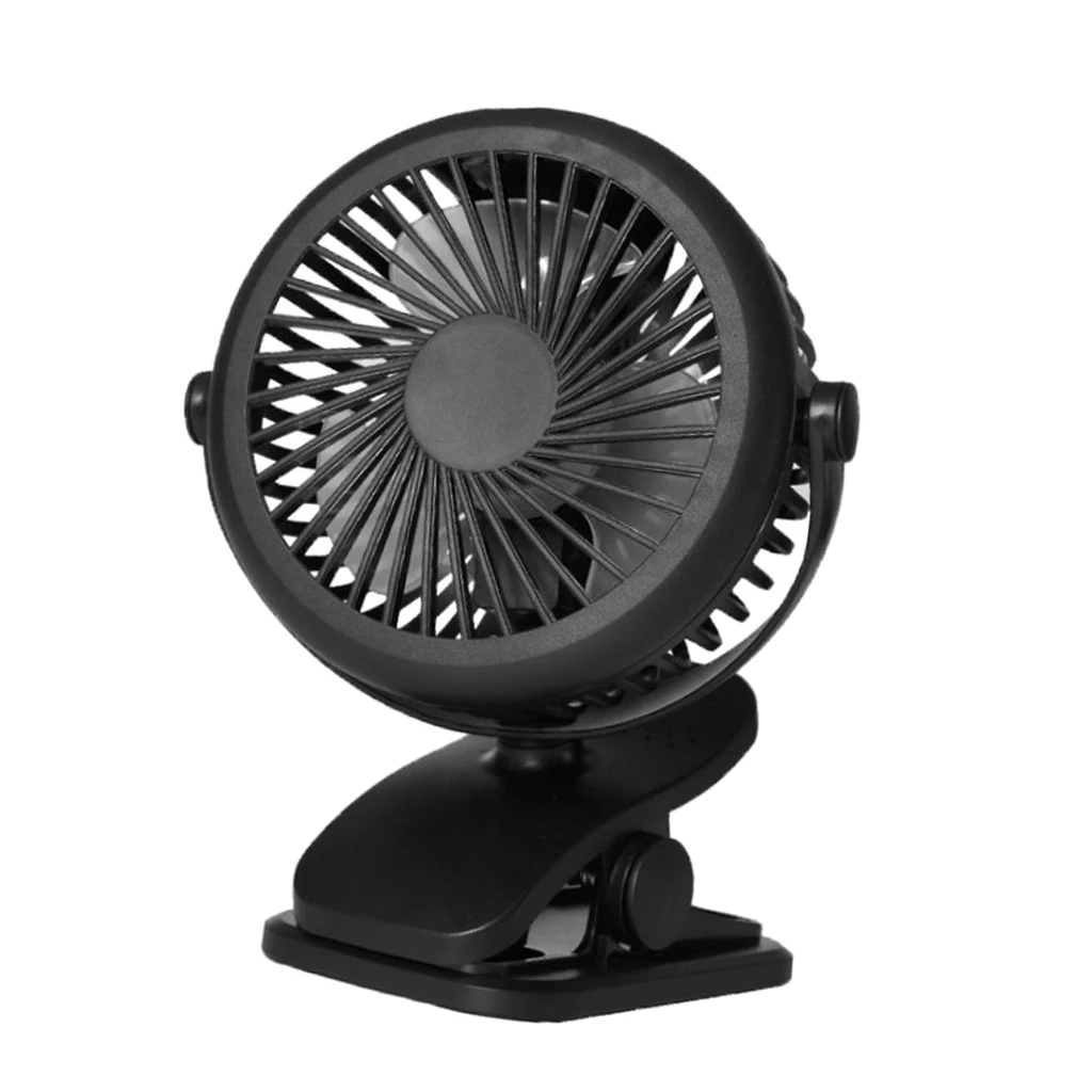 Portable Clip On Desk Fan Mini Fan Usb Power Battery Included Home Office Table Stands Clips On Anywhere