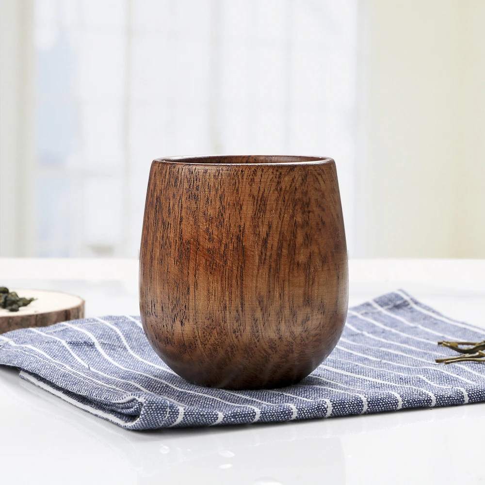 Wood Water Coffee Cup Tea Cup Natural Jujube Wooden Cup Teaware Primitive Handmade Drinking Cup Drinkware