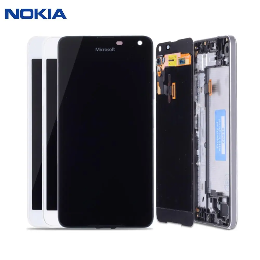 

Original 5.0" Display For NOKIA Microsoft Lumia 650 LCD Touch Screen Digitizer with Frame Replacement for Lumia 650 LCD RM-1154