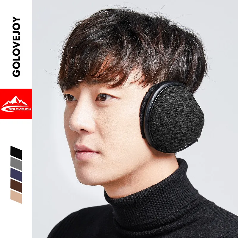 

Winter Earmuff Warm Earmuffs Men Korean-style Thick Earmuff Ear Covers Plush Riding Students Windproof Ear Warmer Earmuff