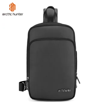 

ARCTIC HUNTER Men Multifunction Crossbody Bag Leisure Outdoor Waterproof Anti-theft Sling Bags Male Short Trip Chest Bag Pack