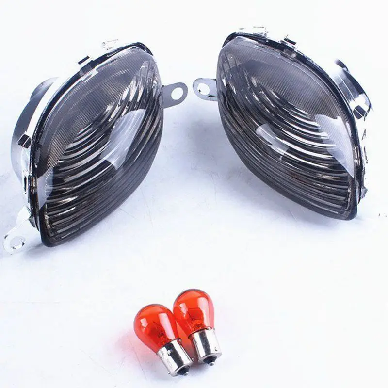 

Motorcycle Front Turn Signal Lights Flash Indicator Lamp Lens For 1999-2017 Suzuki GSX 1300R GSXR1300 Hayabusa