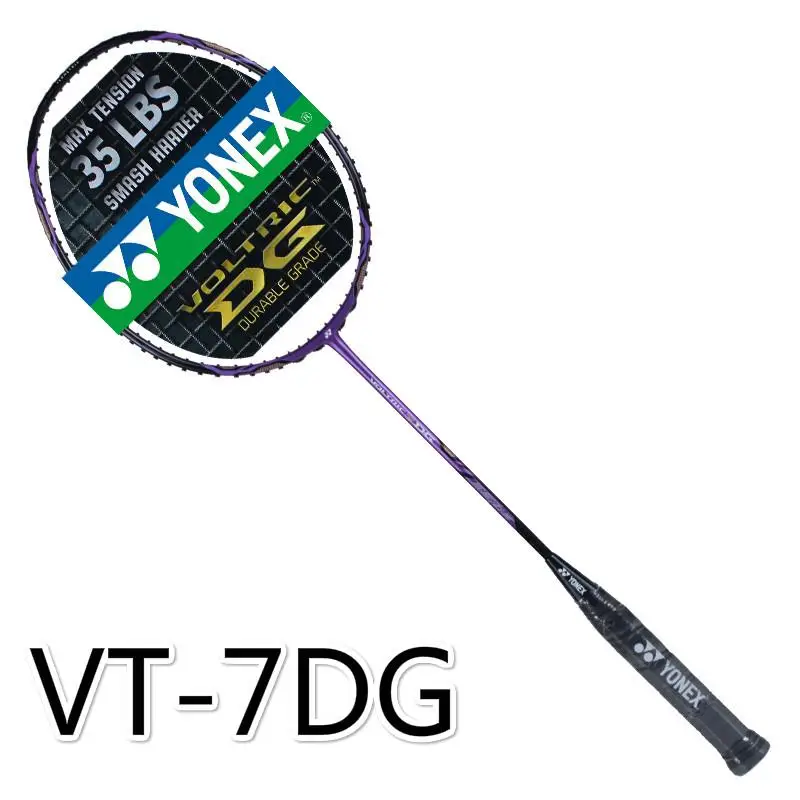 Yonex профессиональная ракетка для бадминтона высокого напряжения VT наноуглеродное волокно вольтрическая ракетка для бадминтона с сумкой - Цвет: VT 7DG