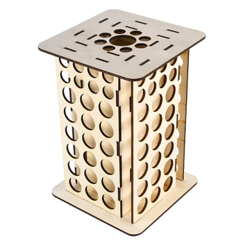 

Hot 113 Holes DIY WoodenEssential Oil Bottle Storage Display Stand Tools