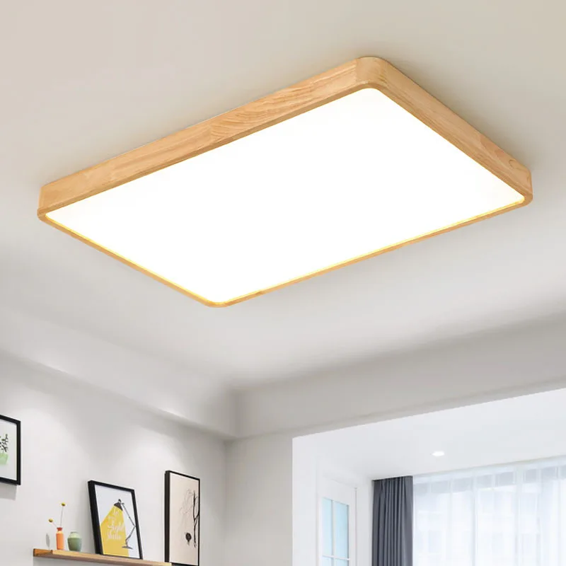 

Wooden Led Ceiling Lighting Ceiling Lamps For The Living Room Chandeliers Ceiling For The Hall Modern Ceiling Lamp High 7cm