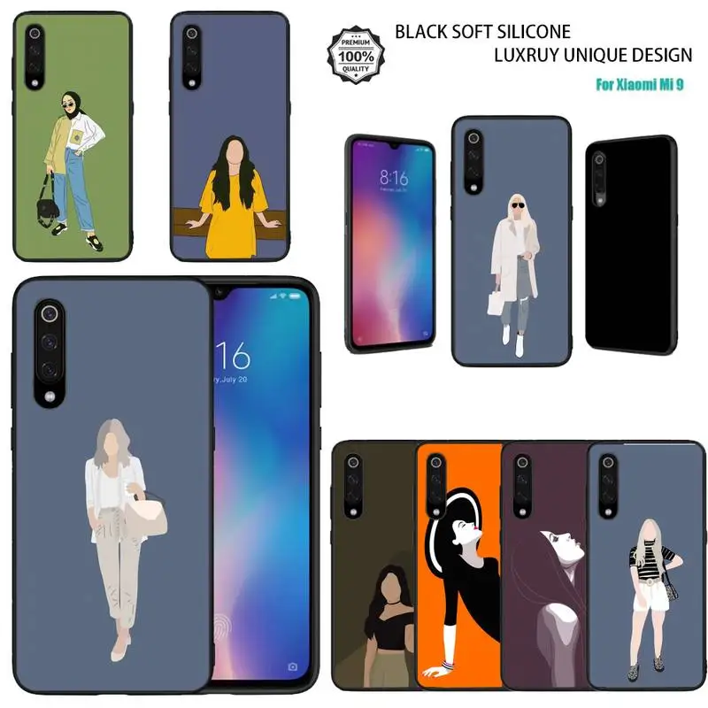 Чехол для телефона coque fundas etui xiaomi note max mi 3 7 8 9se Redmi 7a 8t 10 pro lite модные женские