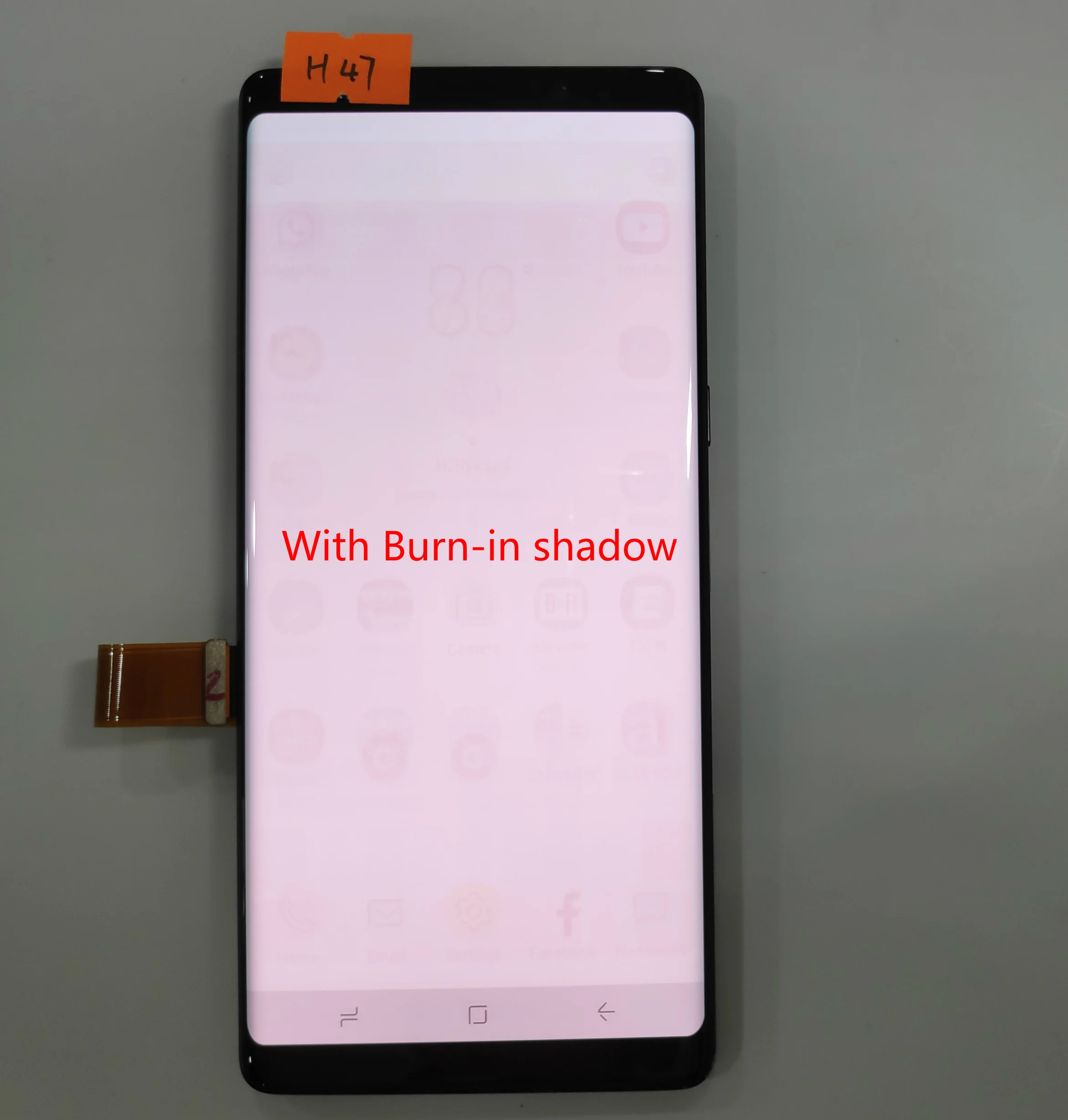 

For Samsung Galaxy Note 8 N950F With Burn-in shadow Super Amoled LCD Display with Touch Screen Digitizer Assembly Replacement