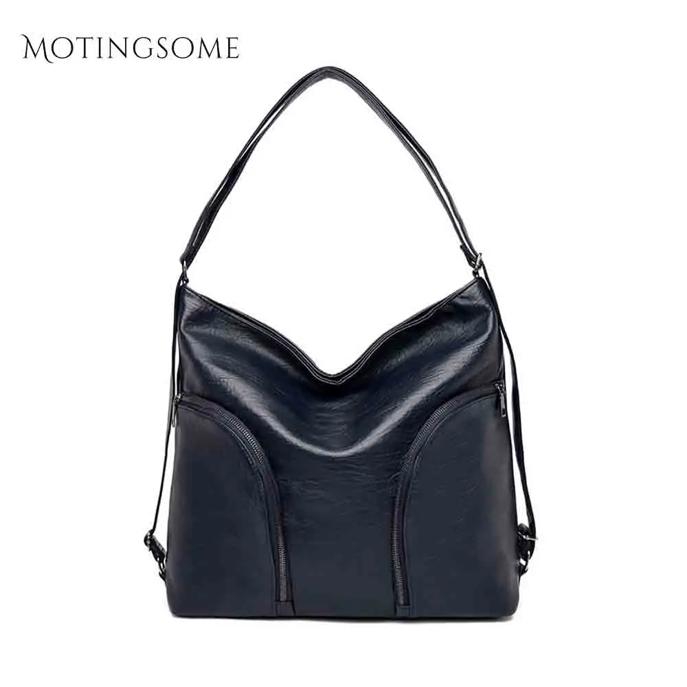

Shoulder Bag Back Bag Women Tote Bags Crossbody Top Quality PU Leather Zipper Handbag and Purse Large Shopper Bags Big 2020 New