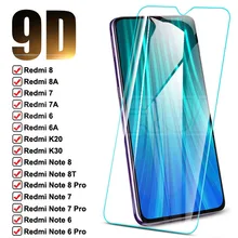 9D koruyucu cam Xiaomi Redmi için not 8T 8 7 6 Pro temperli ekran koruyucu Redmi 8 8A 7 7A 6 6A K20 K30 güvenlik cam filmi