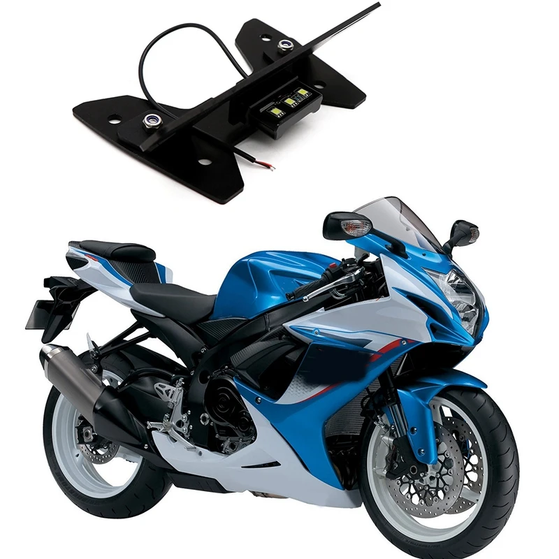 Держатель номерного знака мотоцикла для SUZUKI GSXR 600 750 2008 2009 2010 | Автомобили и