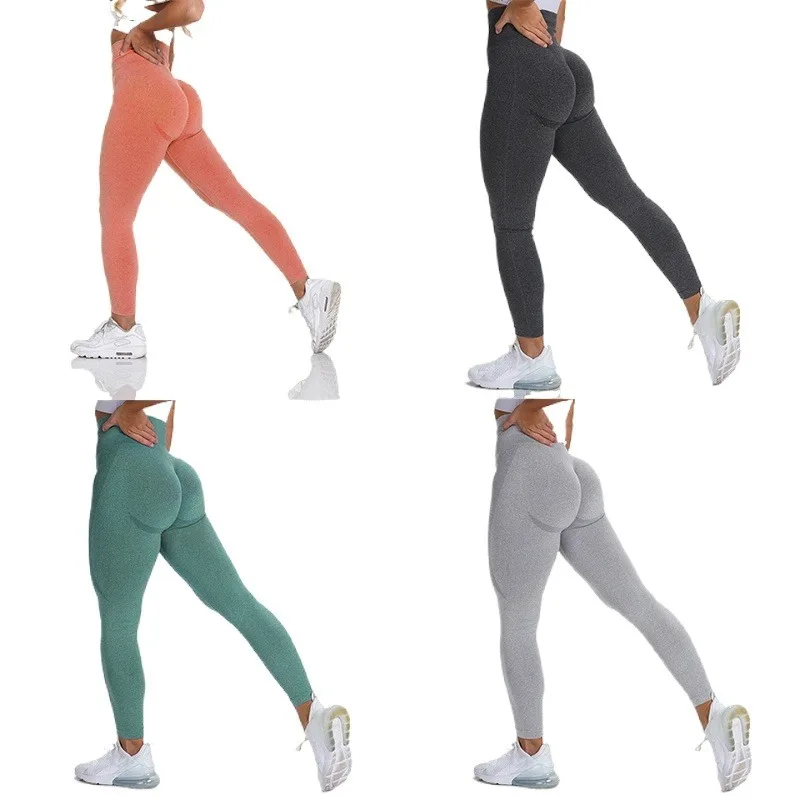 Seamless-Leggings Yoga-Pants Butt Vital Gym Fitness High-Waist Women Workout New