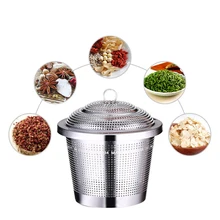 Ситечко для чайных шариков из нержавеющей стали для чайных фильтров, кастрюль-тушеная приправа, тушеный суп, специи s m ug s m XL