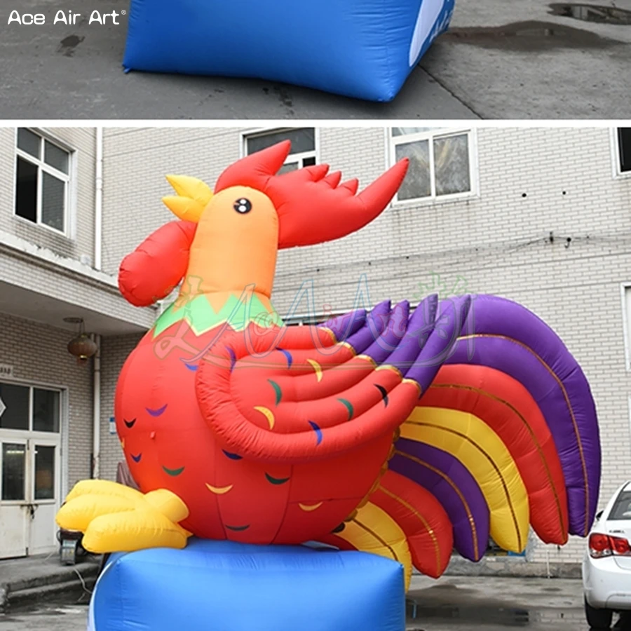 Customized Attractive Inflatable Mascot Replica Chicken With Free Air Blower For Outdoor Decorations Promotion Events | Игрушки и хобби