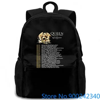 

New Queen + Adam Lambert The Rhapsody Tour North American To Print Harajuku women men backpack laptop travel school adult
