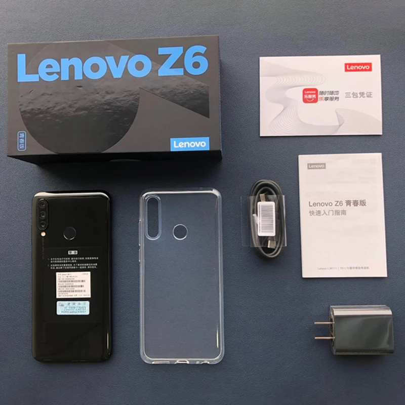 Смартфон lenovo Z6 Lite с глобальной прошивкой, 6 ГБ, 64 ГБ, Восьмиядерный процессор Snapdragon 710, трехъядерный, задняя камера, 6,3 дюйма, 19,5: 9, капля воды, 4050 мАч