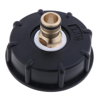 

Hose Adapter Reducer Connector Water Tank Fitting S60x6 to 3/4'' Standard Coarse Thread Durable Garden Hose Pipe Tap Storage
