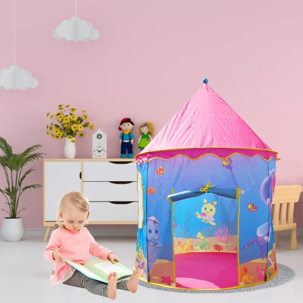 princess pop up play tent
