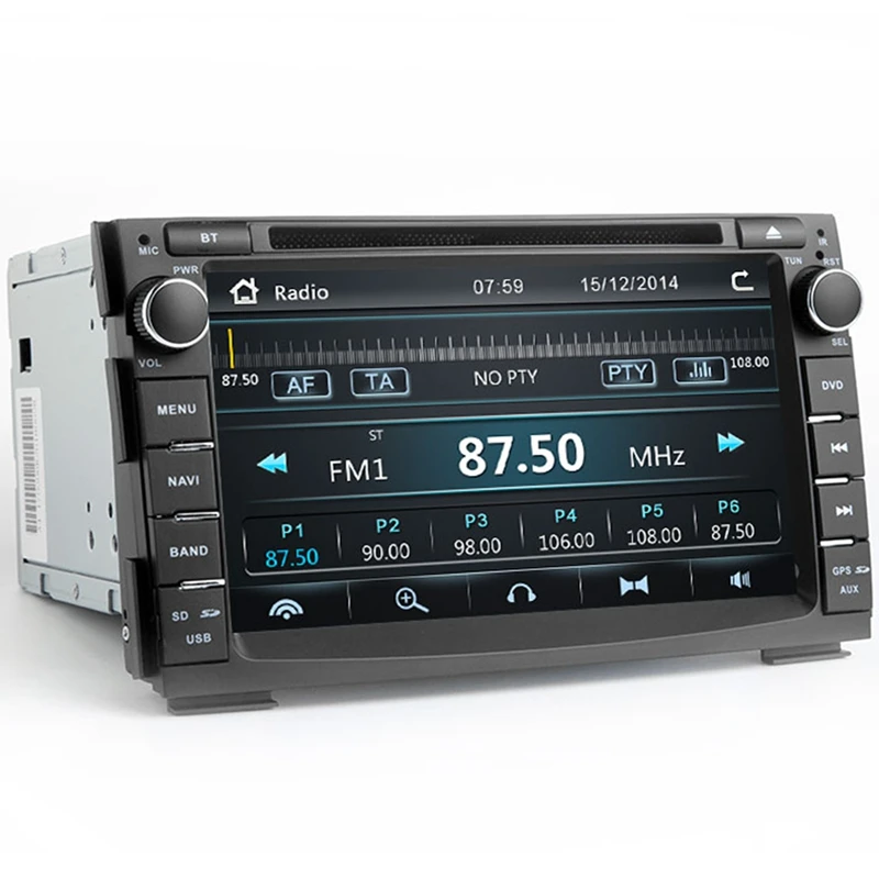 2 Din автомагнитола автомобильный dvd-плеер мультимедиа для Kia Ceed 2010-2012 Venga gps ГЛОНАСС Навигация Аудио Стерео головное устройство видео