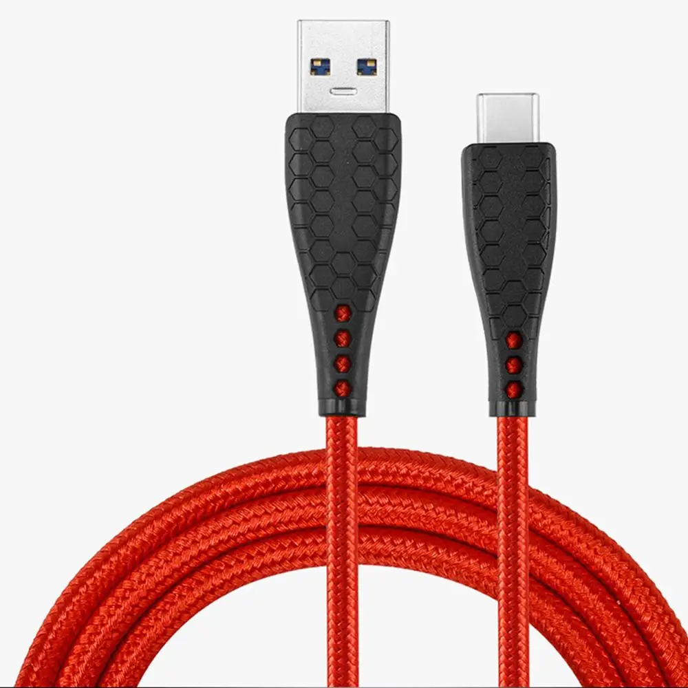 

3ft Braided USB-C Cable USB 3.0 Type C Cord 3A Fast Charge & 5Gbps Super-Speed Data Transfer for Samsung Galaxy S10 Plus S10e