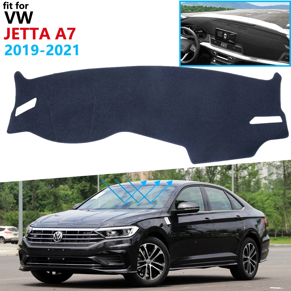 Защитная накладка на приборную панель для Volkswagen VW Jetta A7 MK7 2019 2020 2021 автомобильные