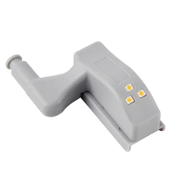 BORUiT – capteur de lumière d'armoire, veilleuse pour cuisine, chambre à coucher, charnière intérieure, lampe de garde robe sans fil, lumière de placard 