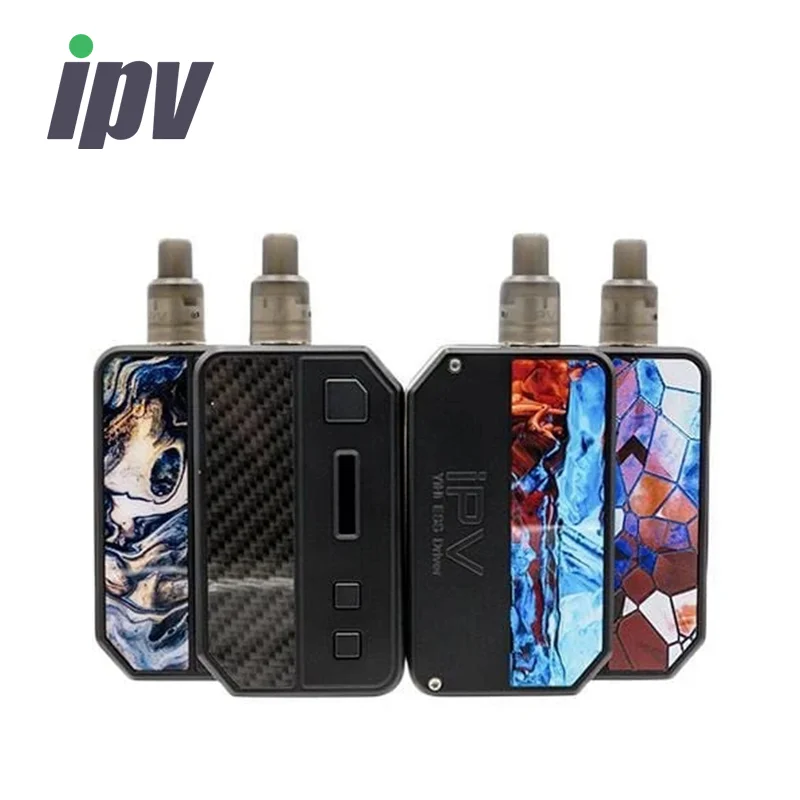 Оригинальный IPV V3 Мини TC Box Kit с батареей 1400 мАч 2 0 мл Elf ADA Tank & Auto Squonk электронная