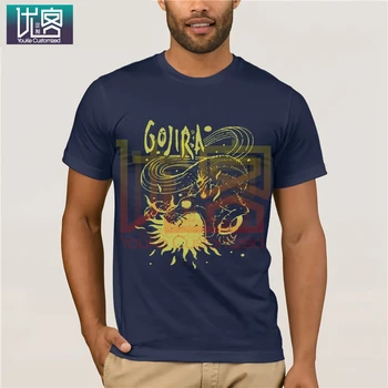 

Gojira Half Sleeve Black T Shirt Tops Summer Tees Cotton O Neck T-Shirt Casual Tees 100% Cotton Clothes T Shirt for Men Tops