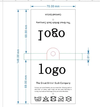 

socks label Price does not include shipping costs