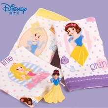 Полотенце Принцессы Диснея, хлопковое детское полотенце для взрослых девочек, мягкое Впитывающее Воду полотенце для лица, носовой платок, подарок, 25x50 см